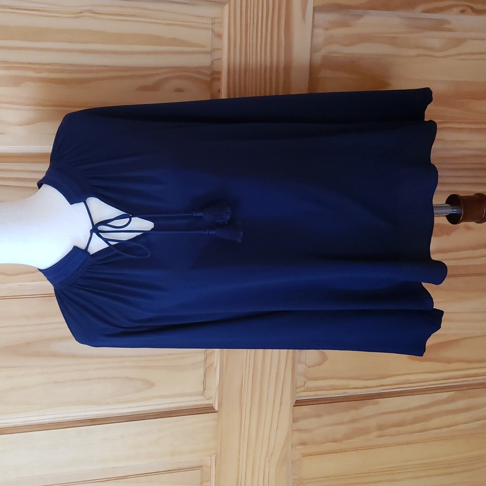Michael Kors Navy-Blue Blouse